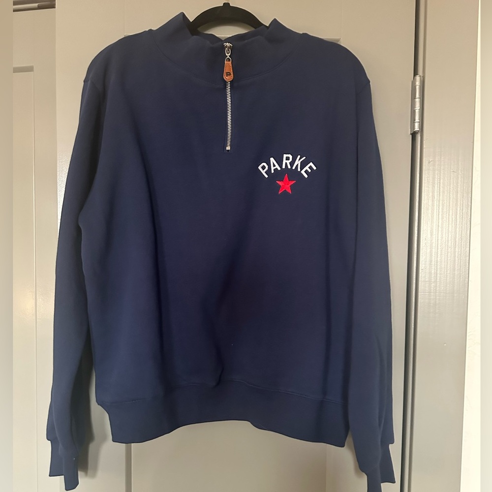 Parke *Brand New* Navy 1/4 Zip S/M
